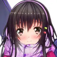 长发漫画美少女甜美头像自然清新大方萌力十足
