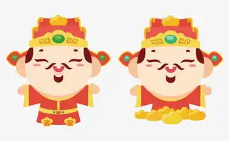 卡通财神矢量素材图片免费下载高清卡通手绘psd千库网图片编号6600514

