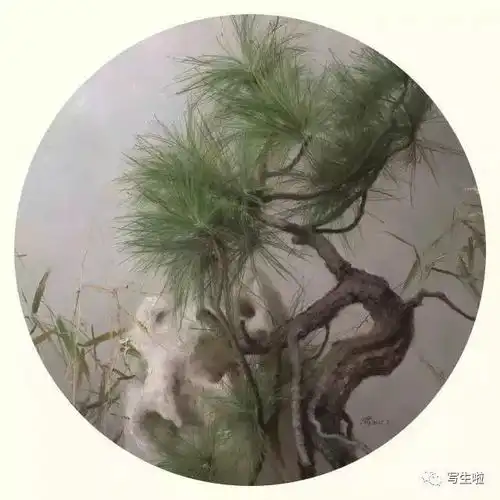 冷军油画画竹子我是第一个,中国之前从未有,西方人也画不了
