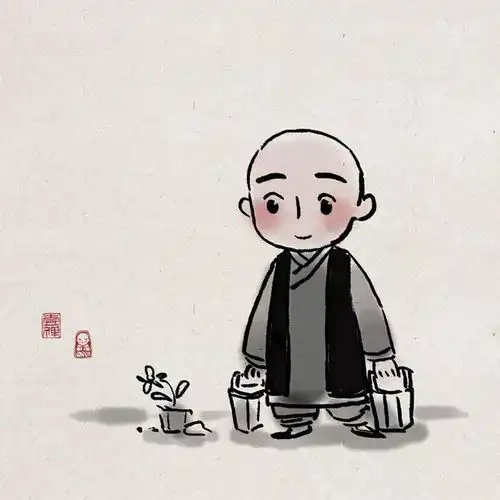 带着孩子和小编一起看小和尚卖石头
