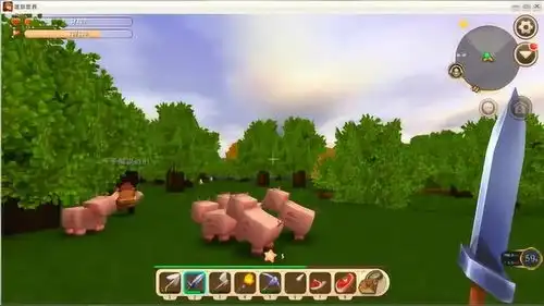 妮妮解说迷你世界ep29卡卡带了一群小猪回家
