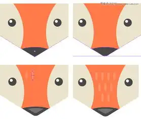 illustrator制作扁平化动物卡通头像教程

