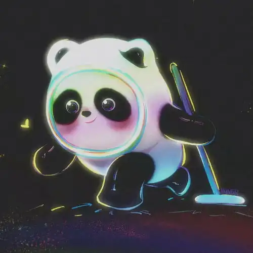 冰墩墩可爱头像
