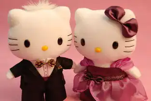 麦当劳推出情人节限量版hellokitty玩偶
