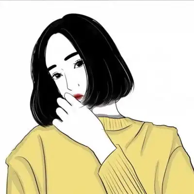 手绘真人情侣头像一对两张,生命中最美的亮点就是你
