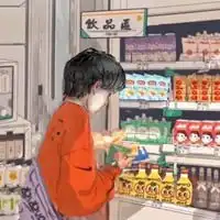抖音超火便利店闺蜜情侣头像
