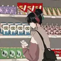 抖音超火便利店闺蜜情侣头像
