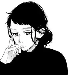 黑白动漫头像
