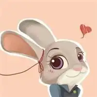 qq头像图片大全卡通兔子个性的微信头像
