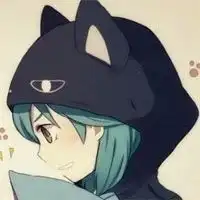 二次元猫耳萌妹子头像甜美可爱猫耳女神微信头像
