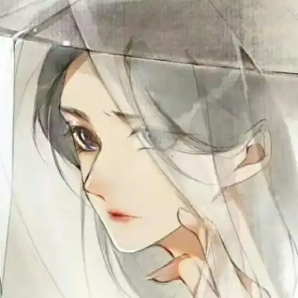手绘唯美动漫头像女生一个人的一往情深
