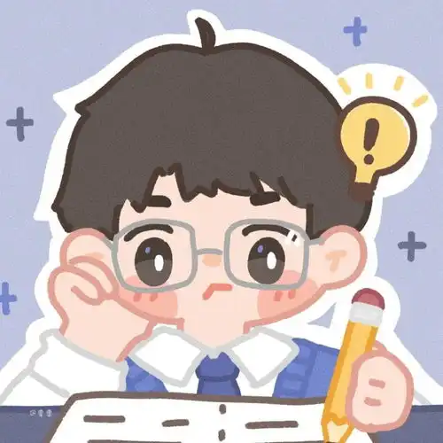 好好学习学生恋爱浪漫甜蜜可爱手绘卡通动漫情侣头像3
