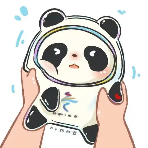 超可爱的冰墩墩头像来啦
