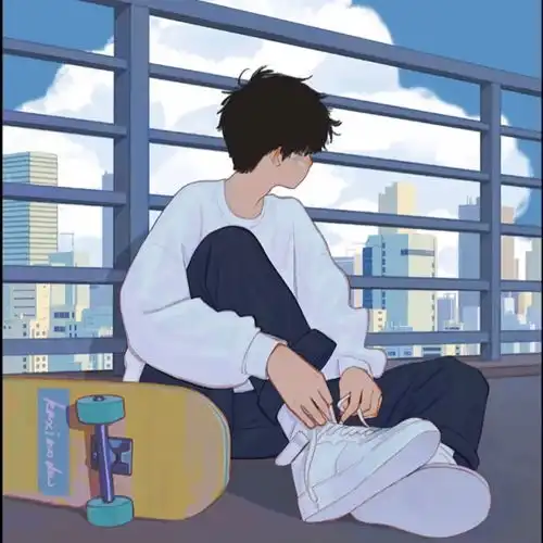 好看的手绘男头

