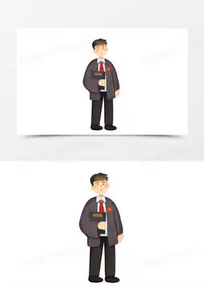 帅气的律师图片高清卡通头像
