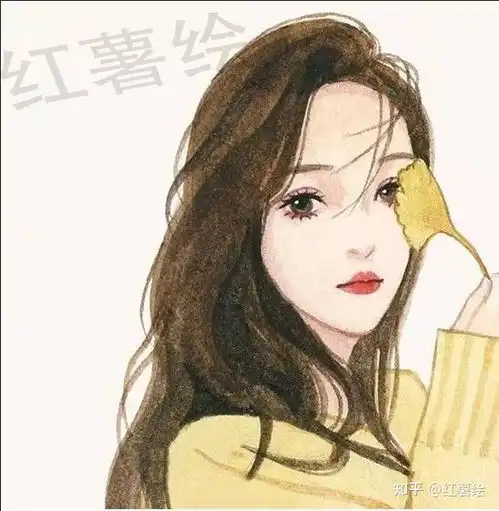 据说100女生都喜欢这些手绘动漫头像
