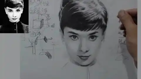 美院老师教素描人像,这样简单的方法,学会了记得练习一下

