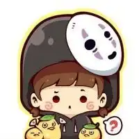 呆萌的情侣卡通头像一左一右二次元世界里的情侣
