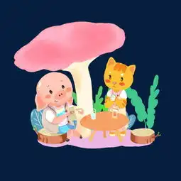 动物拟人小猪到猫咪咖啡厅绘本png图片素材其他格式下载动漫人物大全
