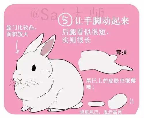 板绘技巧教你画萌萌哒兔子
