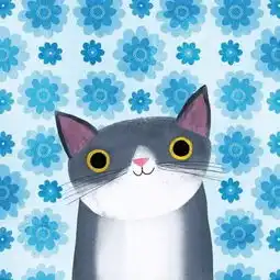 插画法国小姐姐和一百只猫的故事,猫奴们可以进来换头像了
