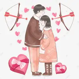 一箭钟情情人节快乐素材图片免费下载千库网

