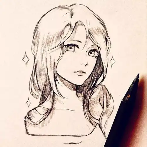 普通自动铅笔能画素描吗看看这些手绘的漂亮小姐姐你就知道了
