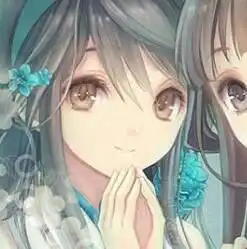 给几个动漫女孩头像,姐妹的那种,要萌的
