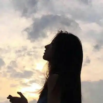 微信黑影头像女神秘黑影人头像女图片
