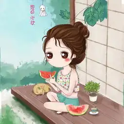 可爱小清新卡通头像7
