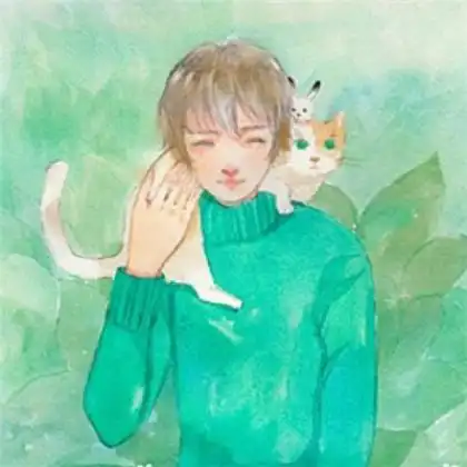卡通情侣头像可爱一对,大多数是插画系的情头

