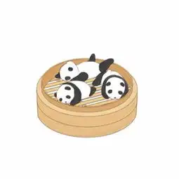 呆萌可爱熊猫卡通图片皮肤醉过后方知酒浓
