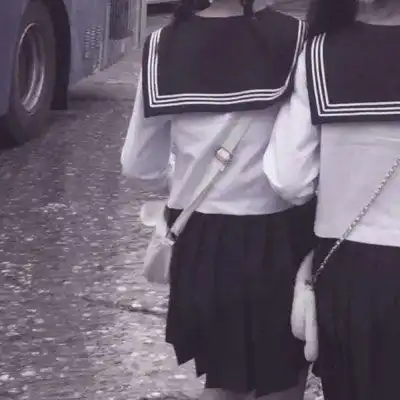闺蜜头像部位下半身可爱裙子优质无头头像百褶裙
