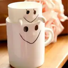 创意表情陶瓷杯水杯情侣马克杯咖啡杯子茶杯母子杯早餐杯hb103
