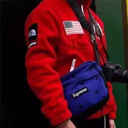 1月6号晚8点准时开拍supreandth联名合作款摇粒绒加厚夹克冬季情侣款加厚保暖运动卫衣外套
