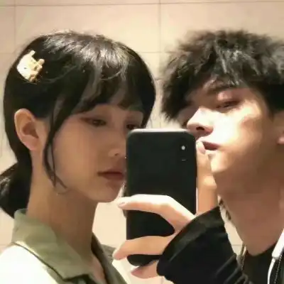 真人唯美意境甜蜜情侣头像
