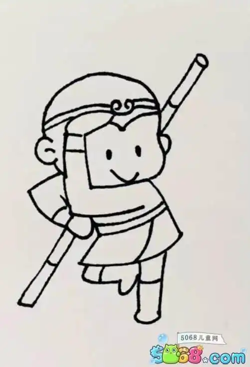 西游记唐僧一行人该怎么画画出他的样子

