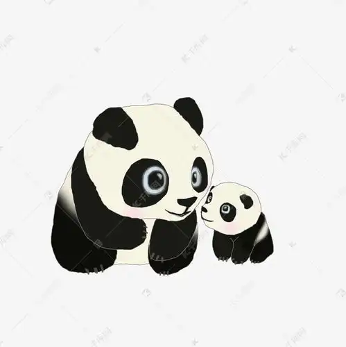卡通熊猫素材图片免费下载千库网
