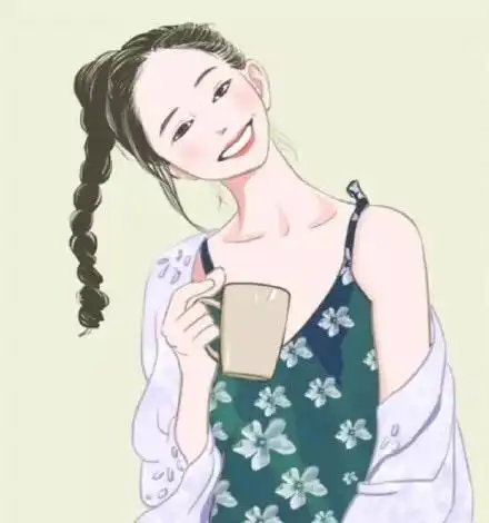 女生卡通头像,丛未用过自己的照片
