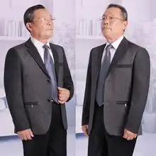 有穿着西服的中老年人的图片吗要现实中的,越多采纳的几率越大
