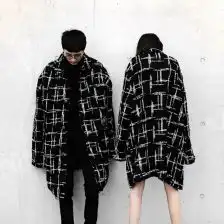 黑白情侣外套
