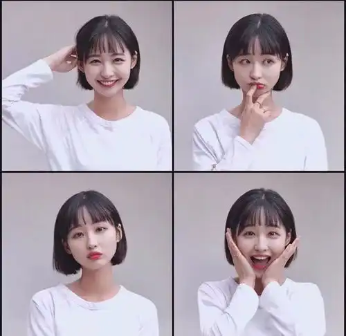 可爱短发
