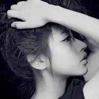 气质男女黑白qq头像
