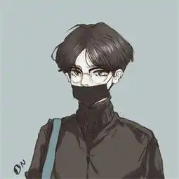 快手头像男生霸气戴口罩动漫三岁学说话一生学闭嘴
