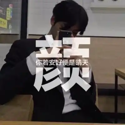 励志正能量头像,人物照片加上姓氏
