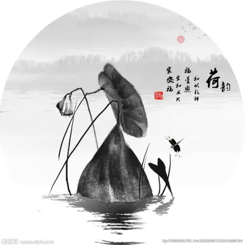 水墨山水画图片
