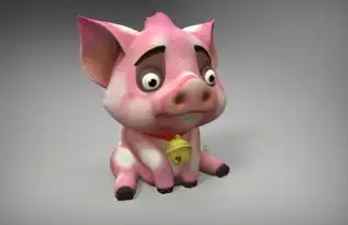 可爱小猪动物树脂工艺品玩偶摆件
