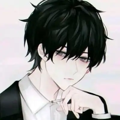 优质黑白风酷帅动漫男头精选
