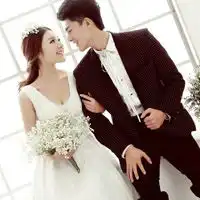 结婚情侣头像结婚的唯美时刻
