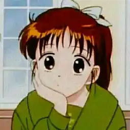 彩绘复古动漫女头
